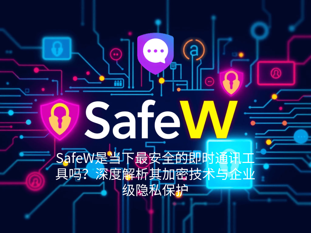 SafeW：不止于加密，掌控您的群组沟通与安全文件传输新范式 - SafeW安全通讯操作指南